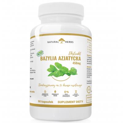 BAZYLIA AZJATYCKA TULSI 5% KWASU URSOLOWEGO 90 kapsułek