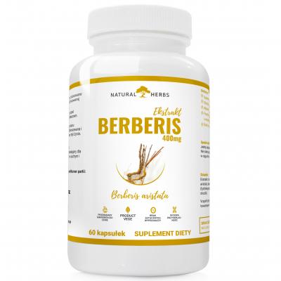 Berberis Ekstrakt 400mg BERBERYS na stres 60 kapsułek