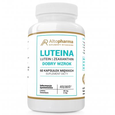 LUTEINA 40mg NATURALNA DOBRY WZROK 60 kapsułek miękkich (Softgel)