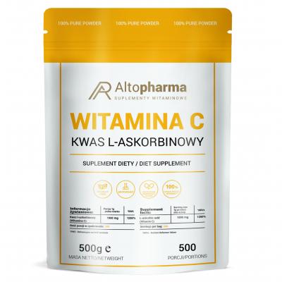 WITAMINA C W PROSZKU 100% KWAS L-ASKORBINOWY 500g